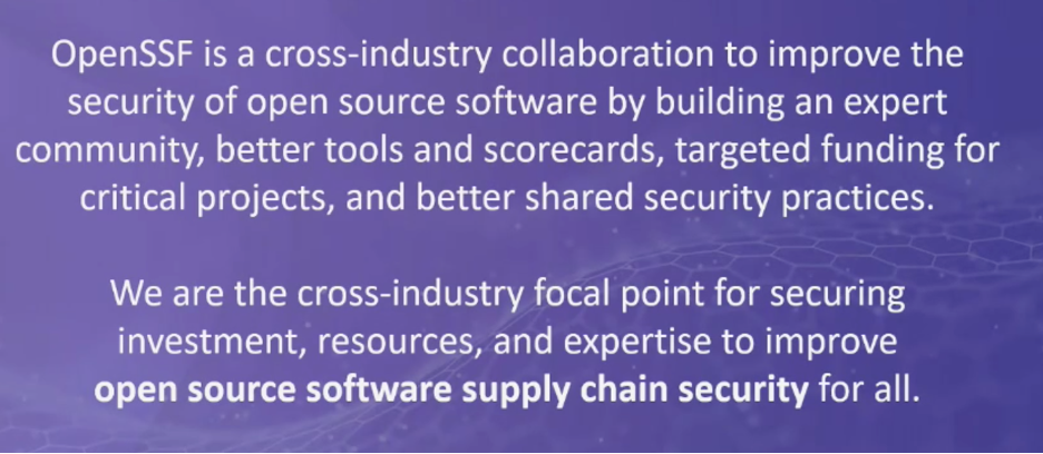 OpenSSF Definition