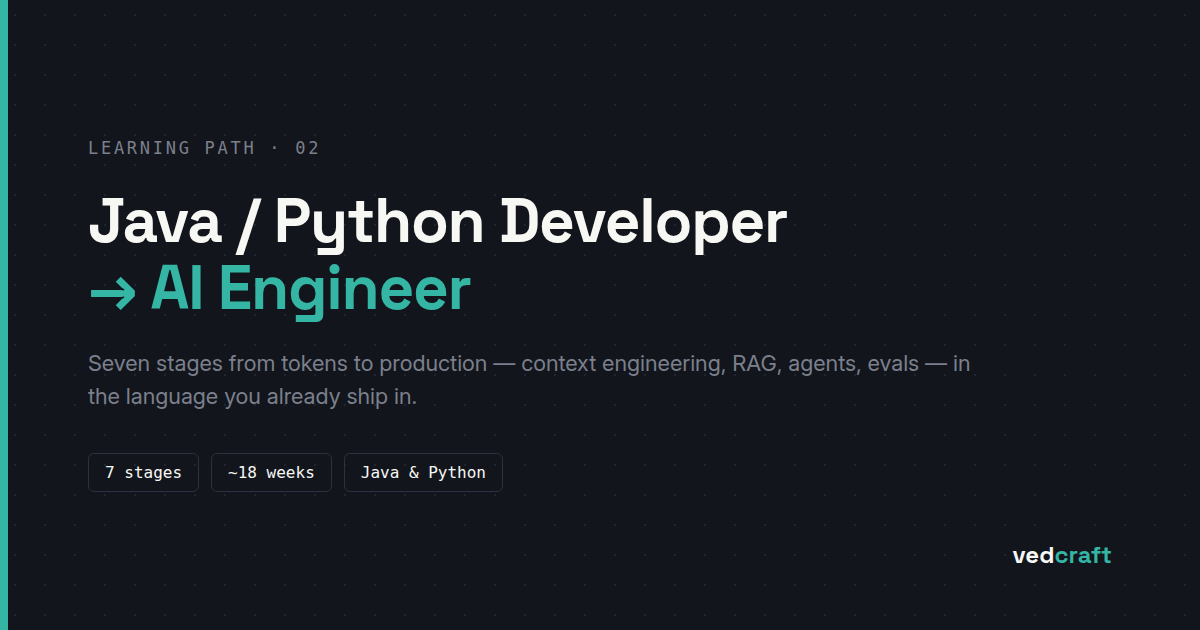 Java/Python Developer → AI Engineer